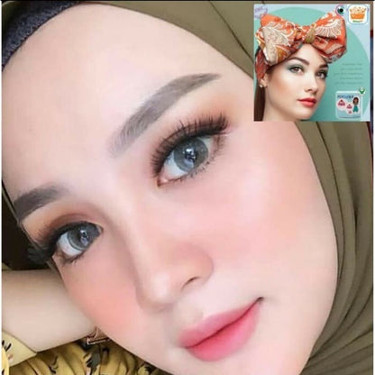Pekanbaru Softlens Newbluk 15Mm ( Normal Minus) + Free Case