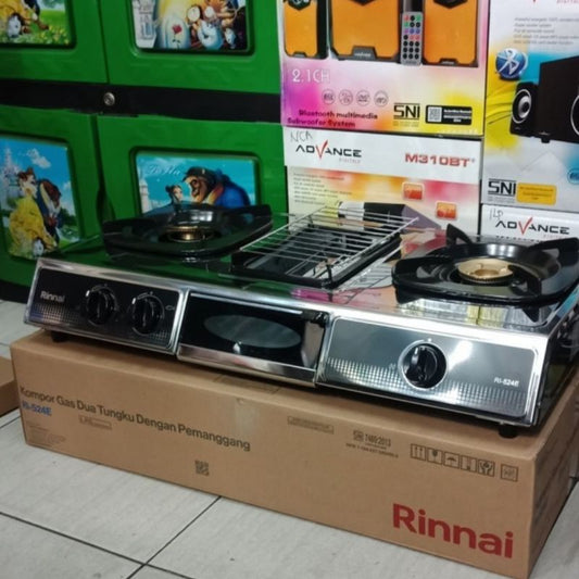 Pekanbaru Kompor Gas Rinnai 3 Tungku Ri 524 E / Ri 524E
