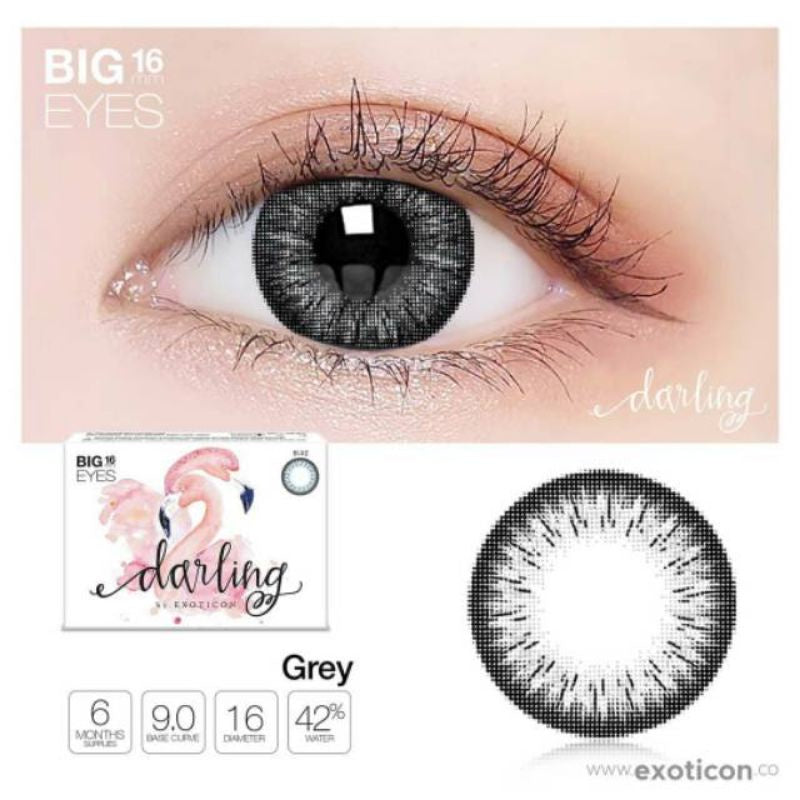 Pekanbaru Softlens Darling By X2 Big Eyes 16Mm Normal /Minus