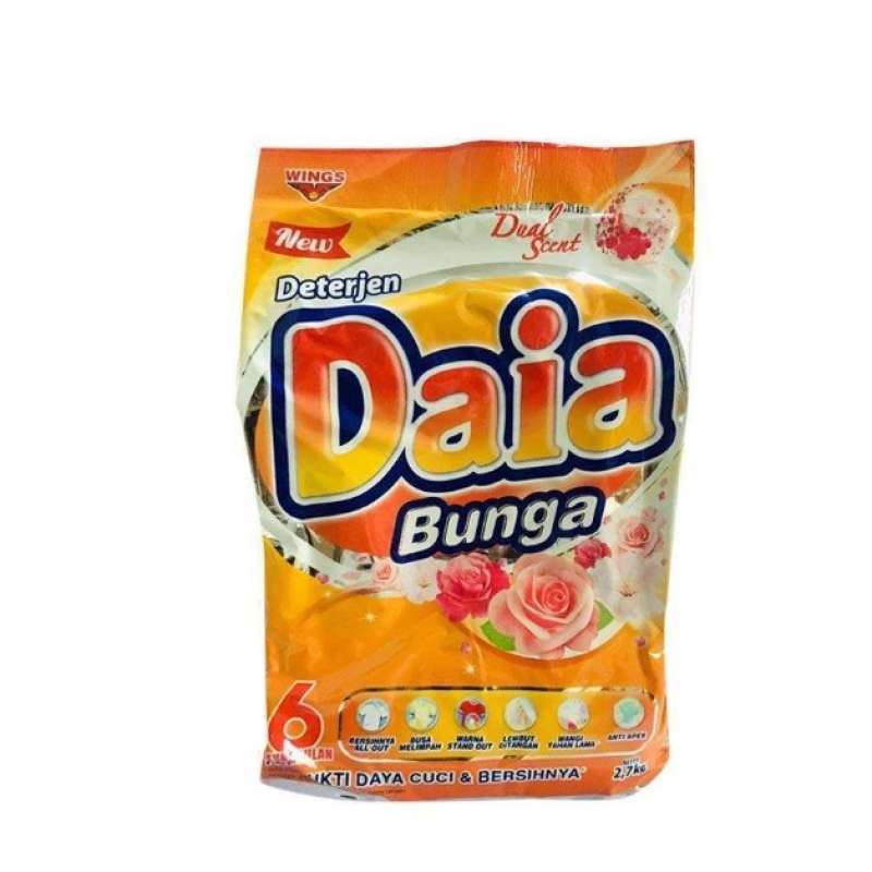 Pekanbaru DAIA DETERGENT BUNGA 2.7KG PAK