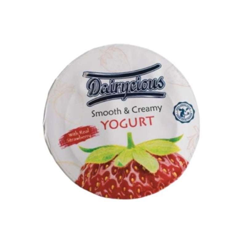 Pekanbaru Dairycious Yoghurts Strawberry 140Gr Cup