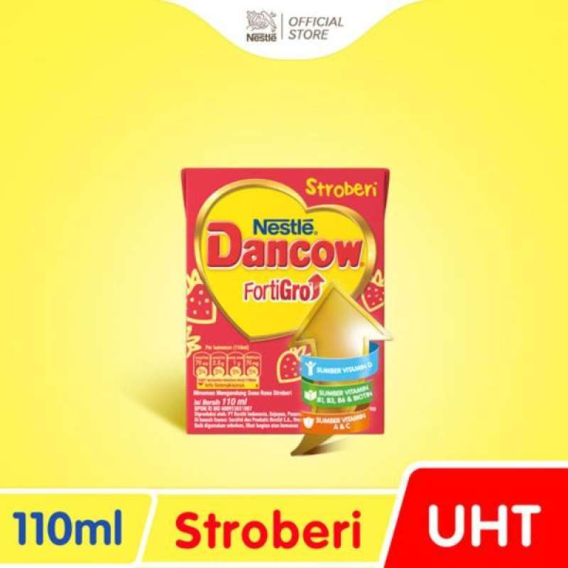 Pekanbaru Dancow Fortigo Strawberry Uht 110Ml