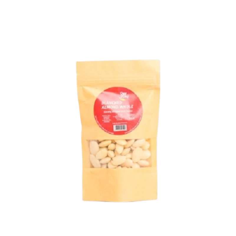 Pekanbaru Day 2 Day Blanched Almond Whole 100Gr