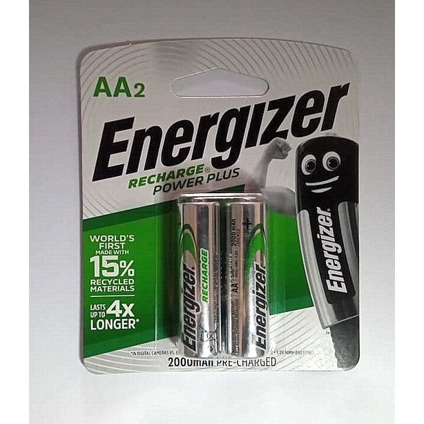 Pekanbaru Energizer Recharge Power Plus Aa2 2000Mah Batteries