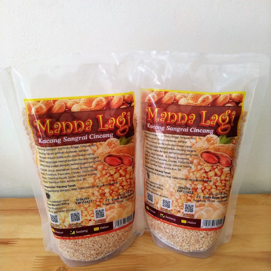 Pekanbaru Manna Lagi Kacang Sangrai Cincang 500Gr