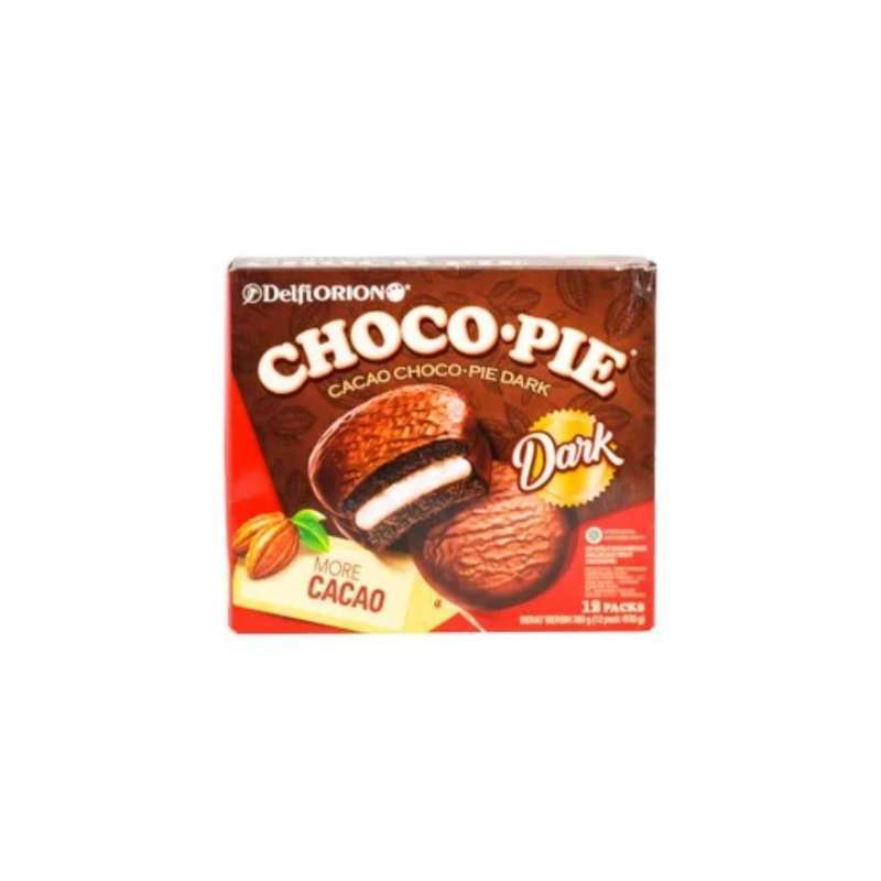 Pekanbaru Delfi Orion Choco Pie Dark 12P 360Gr
