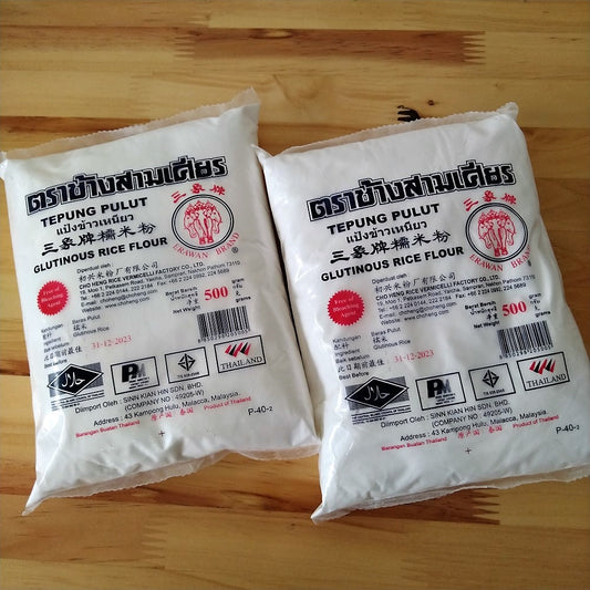 Pekanbaru Erawan Brand Glutinous Rice Flour | Tepung Pulut 500Gr
