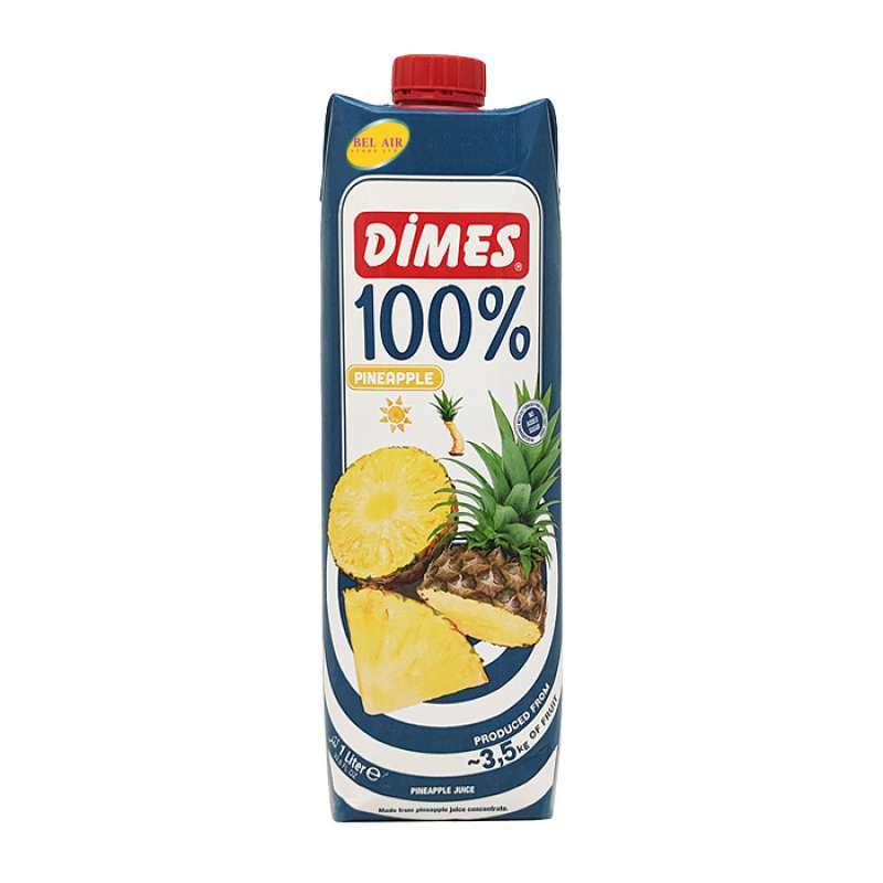 Pekanbaru Dimes Premium 100% Pineapple Juice 1Lt