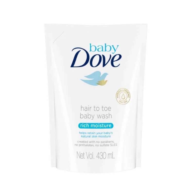 Pekanbaru Dove Baby Body Wash Rich Moisture 430Ml Pouch
