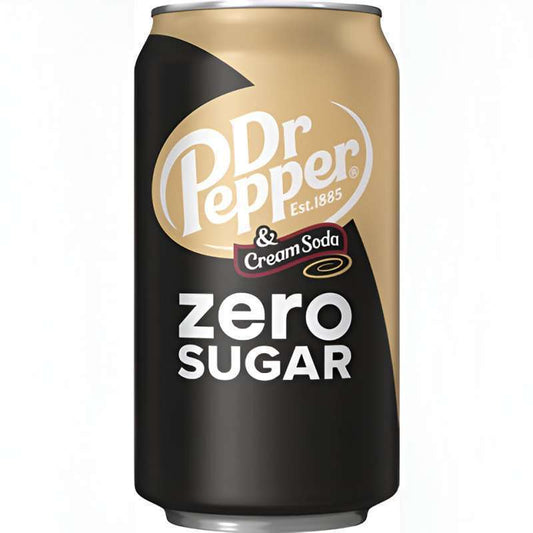 Pekanbaru Dr Pepper Zero Sugar Cream Soda 12 Fl Oz