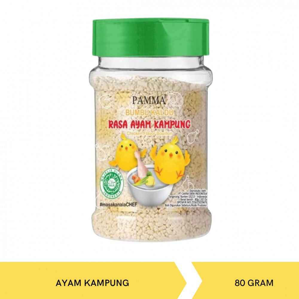 Pamma Bumbu Masak Kaldu Jamur / Ayam / Sapi / Beef / Chicken / Mushroom Stock / Sambal & Keju Tabur