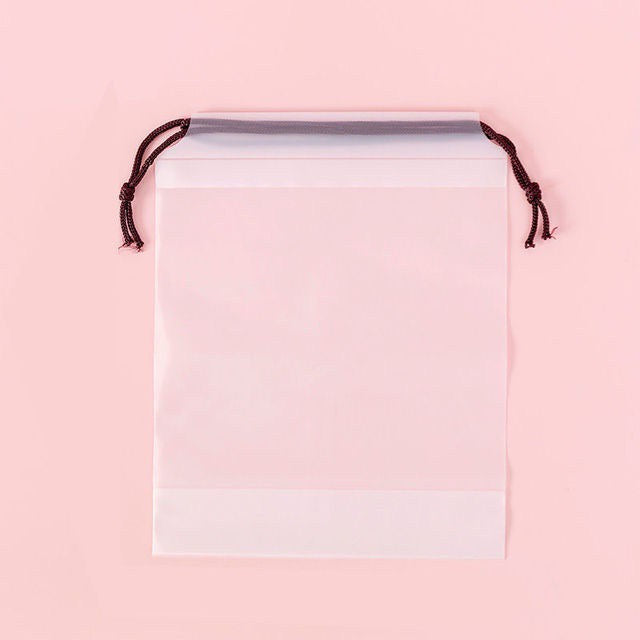 HR-[POUCH SERUT] Travel Pouch Organizer Bag Tas Serut Tempat Penyimpanan Alat Make Up Mandi Waterproof
