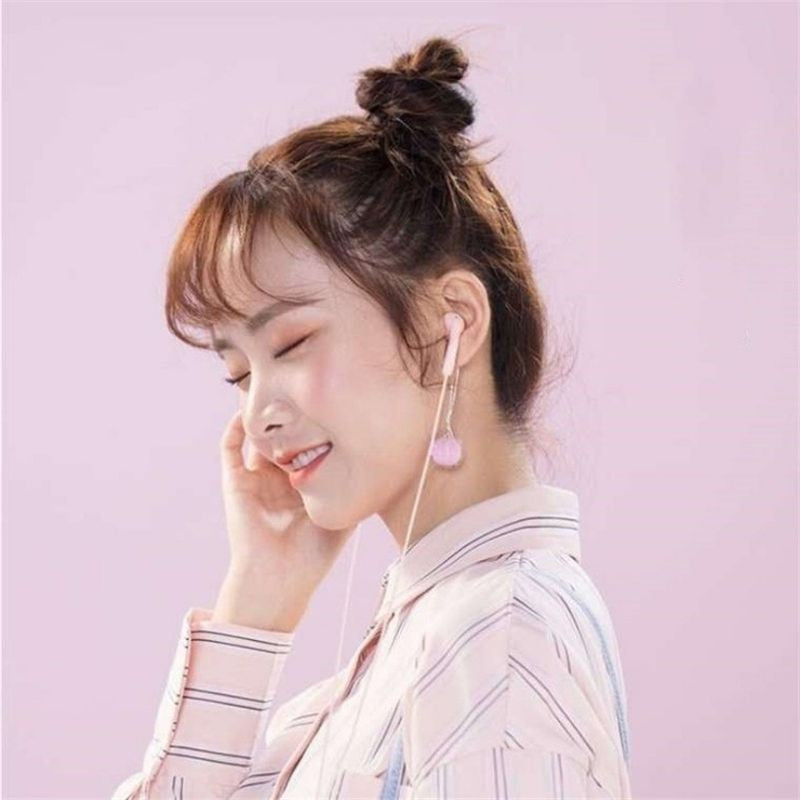 Pekanbaru Headset Macaron U19 Hifi Stereo Extra Bass Handsfree Matte Colorfull Earphone