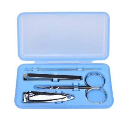 HR- Manicure Pedicure Set 7IN1 dan 4IN1 Dompet Paket Pembersih Kuku Pinset Gunting Lancip Korek telinga Kuping