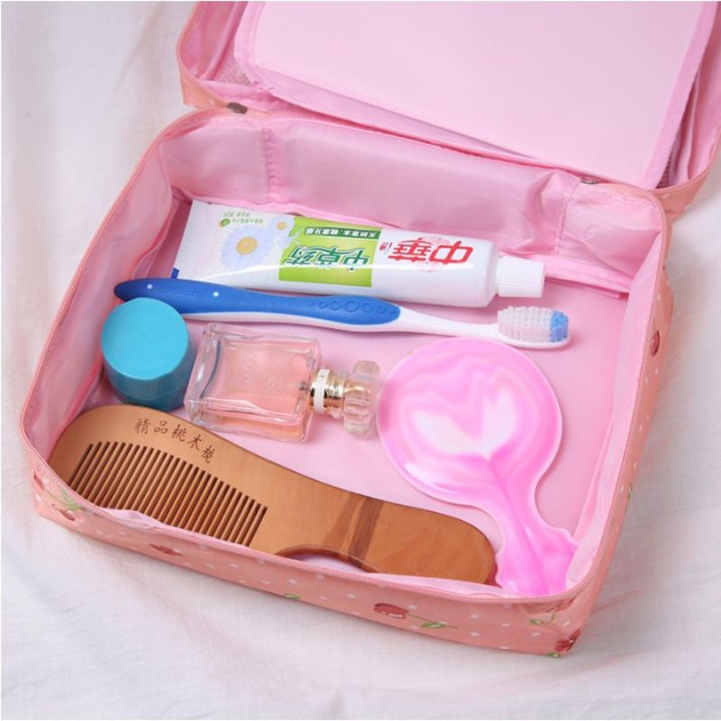Pekanbaru Tas Kosmetik Travel Berkapasitas Besar Versi Korea Toilet Tas Traveling Kosmetik