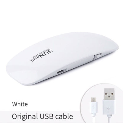 Pekanbaru Lampu Led Uv Mini 6W Portabel Nail Dryer Untuk Pengering Kutek Gel