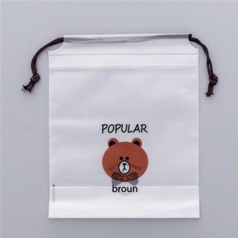 HR-[POUCH SERUT] Travel Pouch Organizer Bag Tas Serut Tempat Penyimpanan Alat Make Up Mandi Waterproof