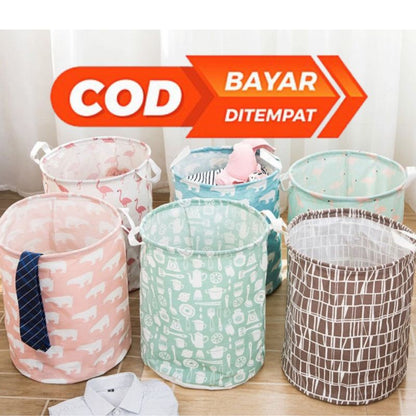 Pekanbaru Keranjang Baju Cucian Keranjang Baju Kotor Bulat Cucian Pakaian Kotor Laundry