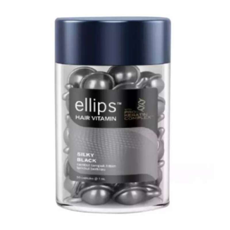 Pekanbaru Ellips Pro-Keratin Silky Black Jar