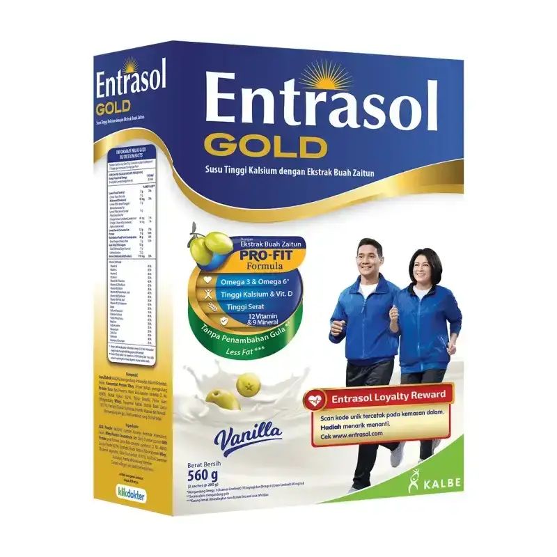 Pekanbaru Entrasol Gold Vanilla 2X280Gr Box