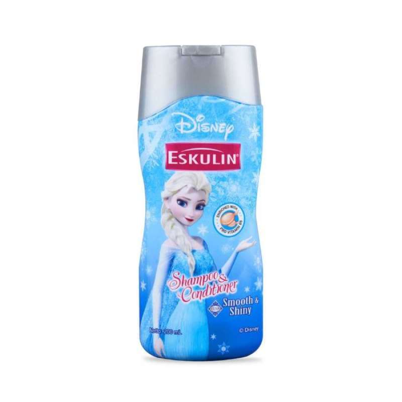 Pekanbaru Eskulin Disney Shp&Con Smth&Shiny 200Ml