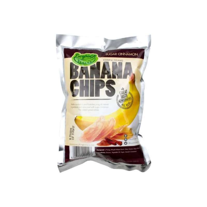 Pekanbaru Everything Banana Chips Sugar Cinmn 80Gr