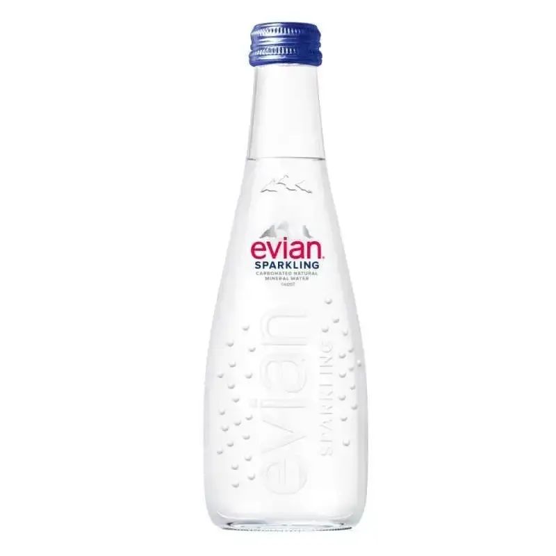 Pekanbaru Evian Mineral Water Sparkling 330Ml Botol