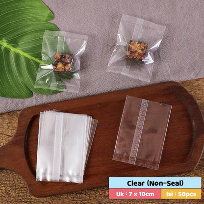 Pekanbaru Plastik Opp / Plastik Cookies / Kue Polos Berbagai Ukuran Per Pack