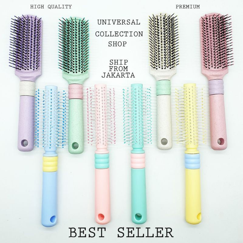 Pekanbaru Sisir Rambut Anti Kusut / Sisir Anti Kusut / Sisir Pijat Kesehatan Premium