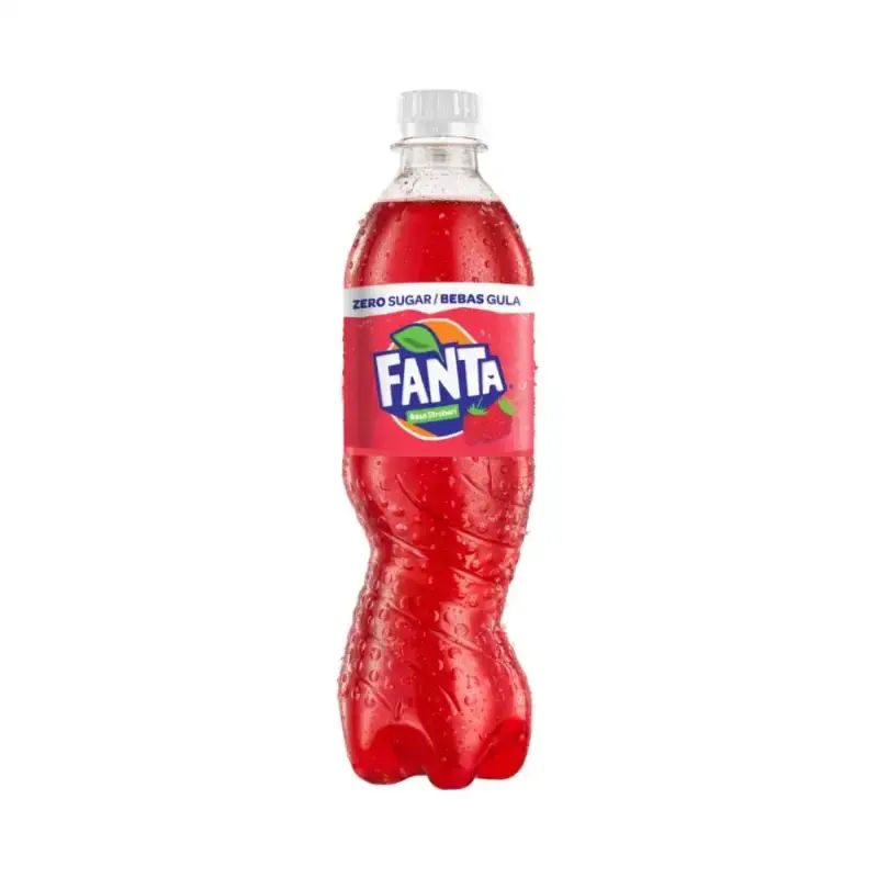 Pekanbaru Fanta Strawberry Zero 390Ml Pet