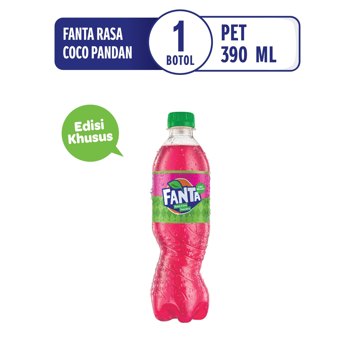Pekanbaru Fanta Coco Pandan 390Ml Pet