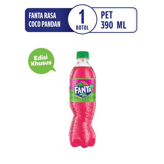 Pekanbaru Fanta Coco Pandan 390Ml Pet