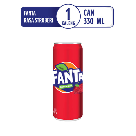 Pekanbaru Fanta Strawberry 330Ml Can