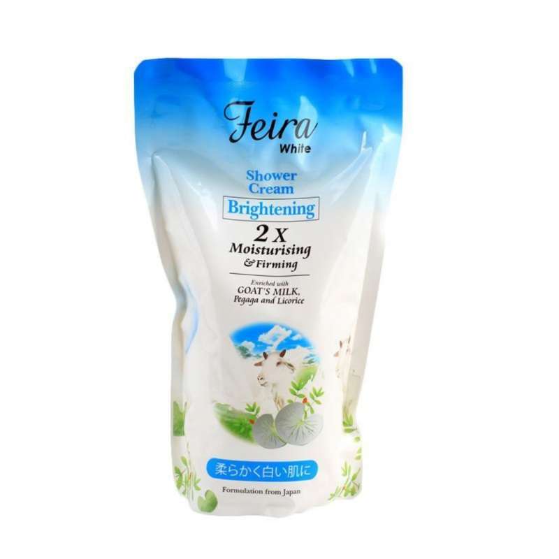 Pekanbaru Feira wht shwr crm goat milk 850ml rfl