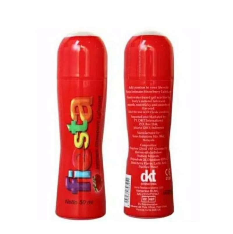 Pekanbaru Fiesta Intimate Lub Strawberry Pump [50 Ml]