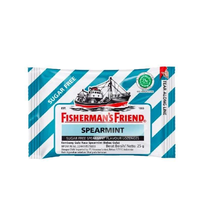 Pekanbaru Fisherman Friend Sf Spearmint 25Gr