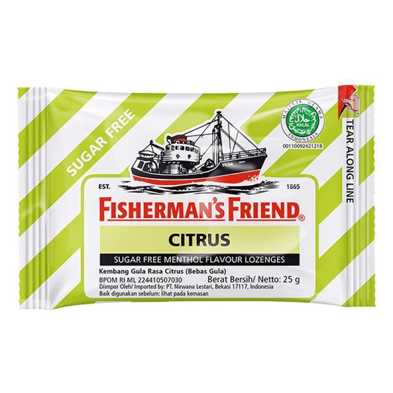 Pekanbaru Fisherman'S Friend Citrus 25Gr