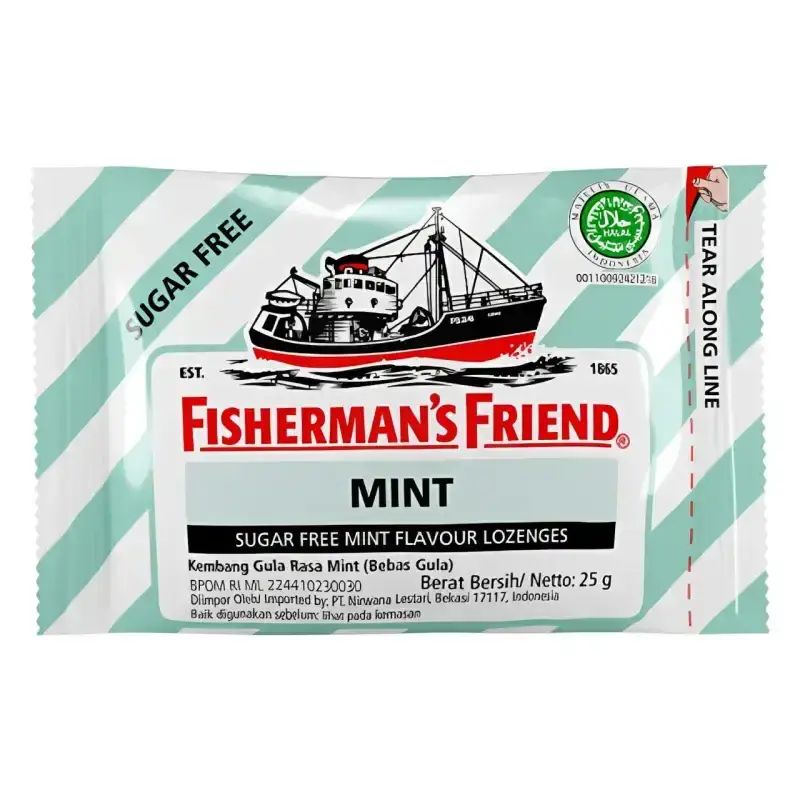 Pekanbaru Fisherman'S Friend Sf. Mint 25Gr Pcs