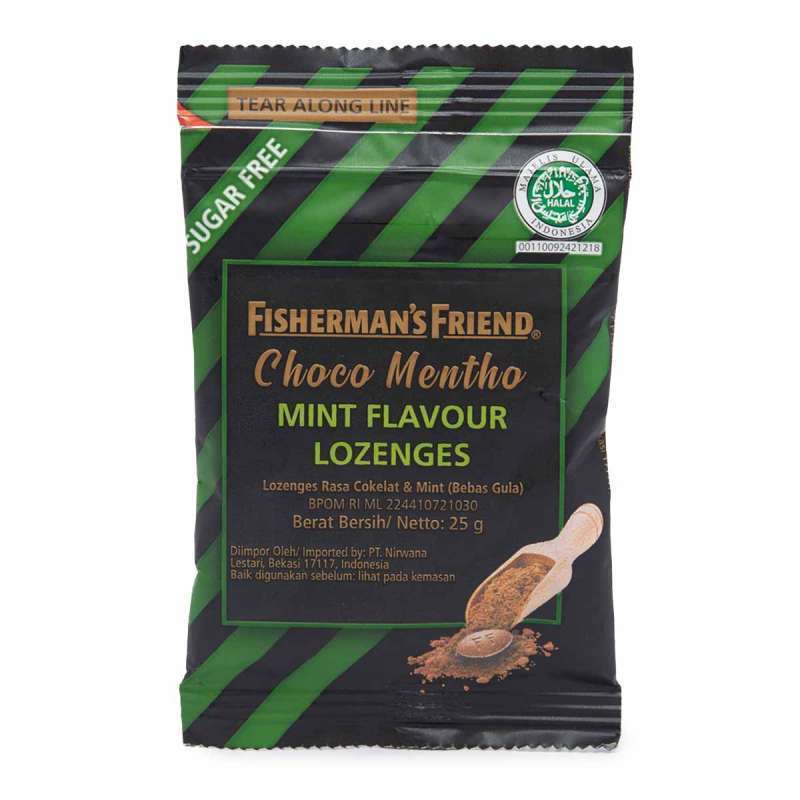 Pekanbaru Fisherman'S Friend Choco Mint 25Gr Pcs