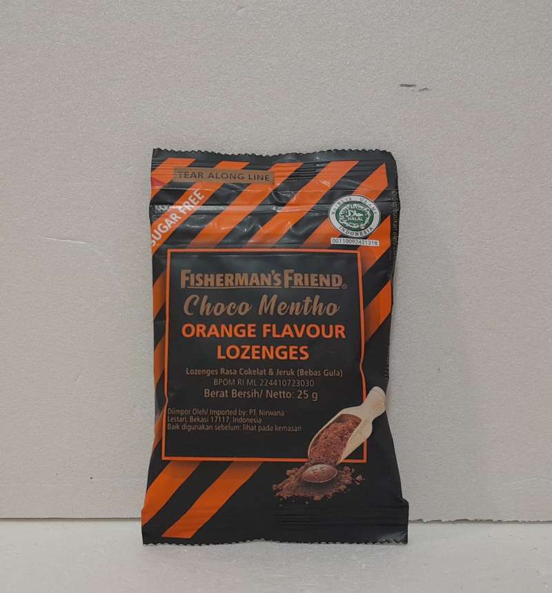 Pekanbaru Fisherman'S Friend Choco Orange 25Gr Pcs