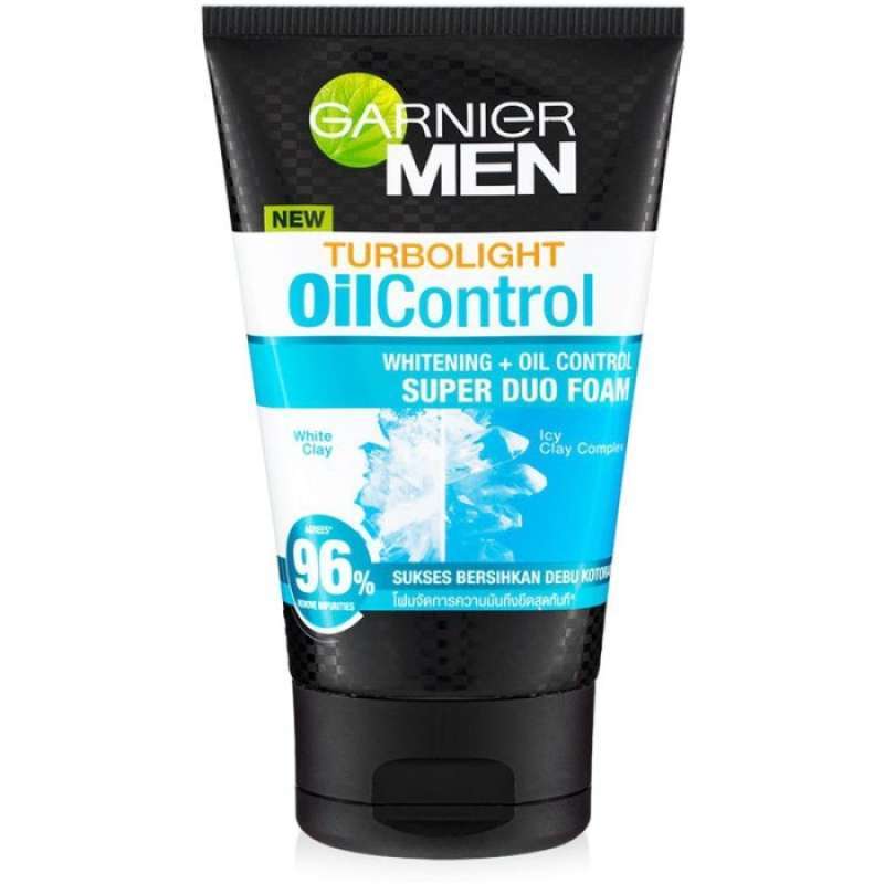 Pekanbaru Garnier Men Trb Lght Wht+Oil Cntrl 100Ml