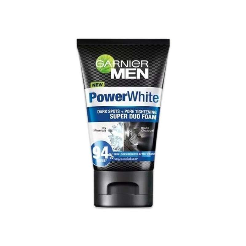 Pekanbaru Garnier Men Pwr Wht Spr Duo Foam 100Ml