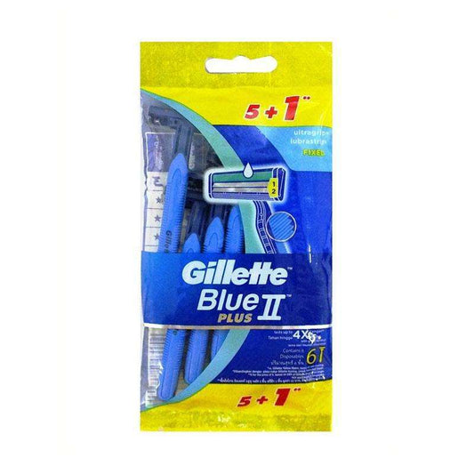 Pekanbaru Gillette Blue 2 Flexi Razor 5+1'S