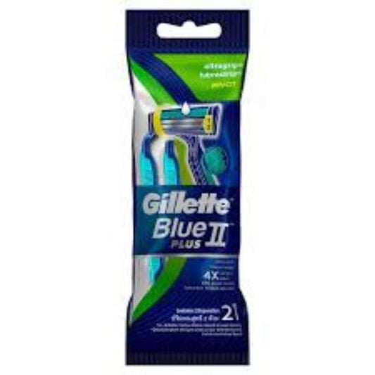 Pekanbaru Gillette Blue Ii Plus Razor 2'S