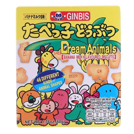 Pekanbaru Ginbis Dream Animals Banana Milk Bis 50G