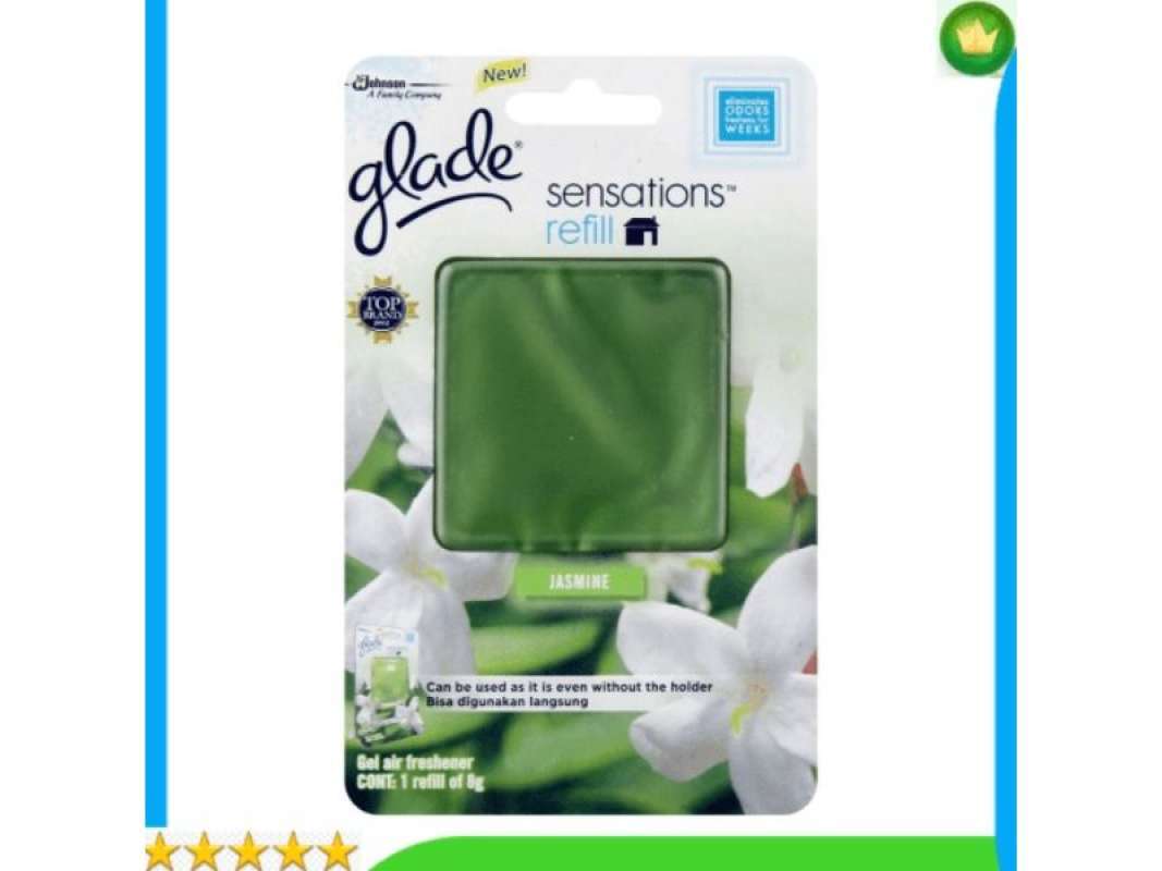 Pekanbaru GLADE GLASS SCENT SPRING JASMINE REFILL [8 G]