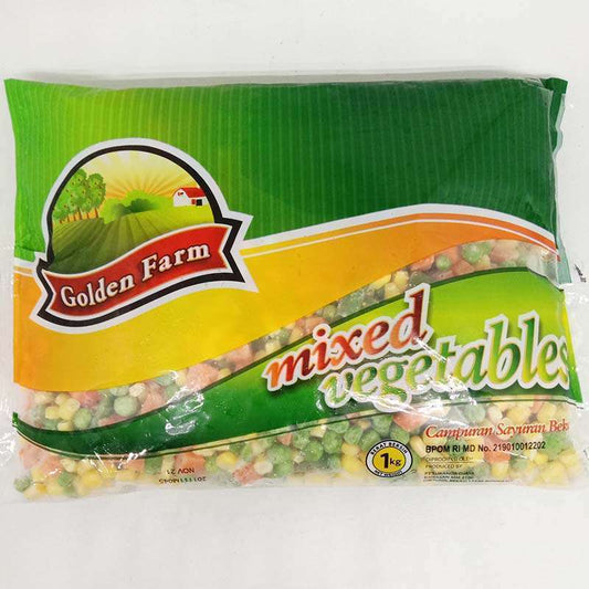 Pekanbaru Golden Farm Mixed Vegetables Pack [1 Kg]