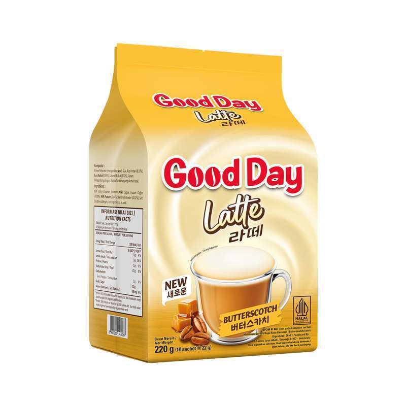 Pekanbaru Good Day Latte Butterscotch 10X22G