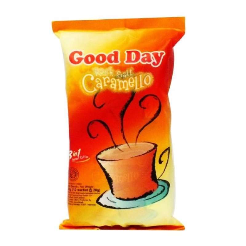 Pekanbaru Good Day Rock Salt Caramello [10 Sachet X 20 G]