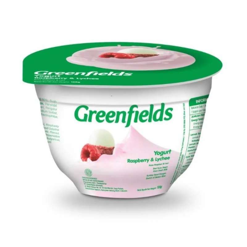 Pekanbaru Greenfields Yogurt Stirred Raspberry Lychee [125 G]